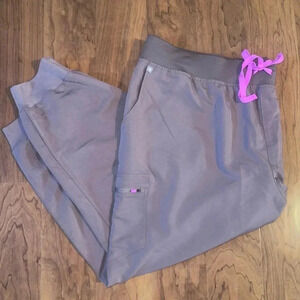 FIGS Zamora Jogger Scrub Pant Bottoms Women’s‎ Brown 6XL